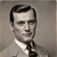 Placeholder: gentleman's portrait ,well shaved,,60's dressed