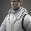 Placeholder: White sculpture Marty mcfly, full body, full of details, realistic, Rome sculpture style,bokeh, hight definition, 8k,