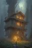 Placeholder: House Gerald Brom Jordan Grimmer H.R. Giger Guido Borelli mixed media 1900s photograph 64 megapixels back lit bokeh telephoto lens AppGameKit CryEngine dystopian bismuth crepuscule elaborate photorealistic post-apocalyptic psychedelic horror dark academia deviantart detailed painting hyperrealism