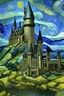 Placeholder: hogwarts castle as a van gogh