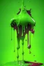 Placeholder: green slime bleed like blood