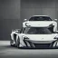 Placeholder: a white Mclaren 675LT in the raun