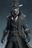 Placeholder: aristocratic hunter, bloodborne style