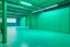 Placeholder: A bluish green facility zone made out of gel painted by Karl Wiener