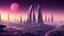 Placeholder: beautiful city on an alien planet in the future