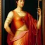 Placeholder: Full body portrait, painting, medium shot lady Hellenistic art