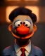 Placeholder: Waist up Portrait, Donald trump muppet, Sesame Street style, retro style, photo studio, unreal engine 5, god lights, ray tracing, RTX, lumen lighting, ultra detail, volumetric lighting, 3d.