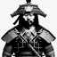 Placeholder: Samurai warrior blacj abd white vintage