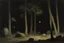 Placeholder: trees, night, rocks, ernest welvaert, and henry luyten impressionism paintings