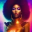 Placeholder: full body shot, masterpiece, best quality, family of three, black skinned, sparkling eyes, fluorescent skin, colorful makeup, hip hop , highly detailed body, afrofuturism, scifi, sun light, 4K, RAW, depth of field, high contrast, realistic details, 24mm