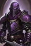 Placeholder: Warforged Cleric, Evil, purple
