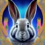 Placeholder: girl rabbit with blue aye, aboriginal, dot painting, indiginous, dot, mud, dream-time, abstract, dots, natural pigment, extremely sharp detail, finely tuned detail, ultra high definition, 8 k, unreal engine 5, ultra sharp focus, art germ and Paul Lewin and Kehinde Wiley