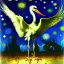 Placeholder:  stork Bird by Van Gogh