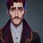 Placeholder: Portrait of a 30 year old warlock like Jake Gyllenhaal, Sherlock Holmes and Mary Poppins