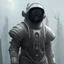 Placeholder: detailed photorealistic photo of spooky ethereal undead astraunaut obscured by smoke, intricate space suit, detailed moon landscape, mysterious monoliths in background, sharp focus, dramatic lighting, award winning, best quality, 8k 4k ultrahd wallpaper, concept art, trending on artstation, style of Greg rutkowski and wlop and beeple and Alex grey and h.r. giger