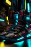 Placeholder: cyberpunk comic shoes