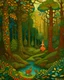 Placeholder: An enchanted woods filled with sprites and nymphs painted by Paul Ranson