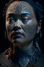 Placeholder: portrait of a maori woman, fractal, intricate, elegant, highly detailed, digital photography, subsurface scattering, cinematic lighting, by jheronimus bosch and james jean and greg rutkowski