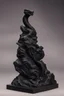 Placeholder: an ominous small statuette made of ebony in the form of a mountain with the snake slithering around the mountain