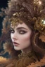 Placeholder: karlan, rusty metal, feathers, Dryad, fae, sidhe, ominous, nature, plants, wildflower, facepaint, dnd character portrait, intricate, oil on canvas, masterpiece, expert, insanely detailed, 4k resolution, retroanime style, cute big circular reflective eyes, cinematic smooth, intricate detail , soft smooth lighting, soft pastel colors, painted Renaissance style