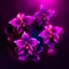 Placeholder: Create neon orchid and purple background