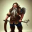 Placeholder: Dwarf with an axe