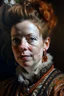 Placeholder: Portrait of a woman very high quallity very detailled in rubens oil painting style