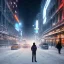 Placeholder: large cop drinking a coffee, snowy streets of new york at night, dramatic, dramatic lighting, volumetric lighting, hyperrealism, 8k, high quality, photorealistic, lot of details