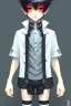 Placeholder: Shota, cute, baggy shirt, thigh high socks