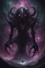 Placeholder: black void abyssal horror cosmic being devourer