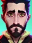 Placeholder: Portrait of a 30 year old strange gay wizard like Jake Gyllenhaal