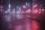 Placeholder: clean art, night, Tokyo, Rain, high definition, blue neon lights, 3d icon clay render, blender 3d