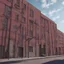 Placeholder: front cement wall,brick building, ,cinematic, montreal, city, illustration