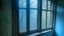 Placeholder: The window opened onto a mysterious pale blue mist