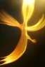 Placeholder: a warm, inviting luminous phoenix made of energy flying.. Use hazy soft light and an ornate Renaissance-inspired aesthetic to imbue a sense of wisdom and helpfulness.