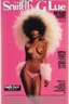 Placeholder: SNIFFIN’ GLUE magazine high res photo cover by Ralph Steadman: special issue #42 (Rare April 1980) nude modeling magazines on pink fluffy fur supermodels: youthful Angela Davis