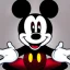 Placeholder: Mickey mouse as a Rotting corpse zombie