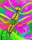 Placeholder: mystical venus fly trap, flowers, jungle, vibrant colours, impressionism, soft lighting. trees in background, dragonfly,