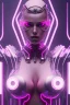 Placeholder: cyberpunk, pink latex body, women, body portrai, big boobs, highlight eyes perfect, skin, tron, cyborg, perfekt sexy, real, dream, hr giger