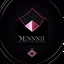 Placeholder: Create a logo with the name Deniz Boutique, dresses inspired by diamonds, baby pink, black background.