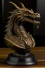 Placeholder: dnd bronze drake bust