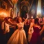 Placeholder: Party in a castle, cheering people, Austrian aesthetic, warm colors, 8k, HD, cinematography, photorealistic, Cinematic, Color Grading, Ultra-Wide Angle, Depth of Field, hyper-detailed, beautifully color-coded, insane details, intricate details, beautifully color graded, Cinematic, Color Grading, Editorial Photography, Depth of Field, DOF, Tilt Blur, White Balance, 32k, Super-Resolution, Megapixel, ProPhoto RGB, VR, Halfrear Lighting, Backlight, Na