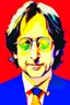 Placeholder: pop art pixels 1000 images warhol style x john lennon portrait