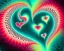 Placeholder: fractal heart soulmate lovers