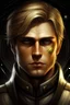 Placeholder: Galactic beautiful man commander deep Brown eyed fairhaired