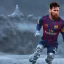 Placeholder: portrait,lionel messi robot, wearing argentina, post-apocalyptic in a football stadium, realistic, intriacte detail, sci-fi fantasy style, volumetric lighting, particales,highly detailed,cinamatic, deep colours,8k