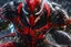 Placeholder: Spawn in 8k cgi game drawing style, venom them, close picture, rain, neon, intricate details, highly detailed, high details, detailed portrait, masterpiece,ultra detailed, ultra quality