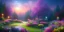 Placeholder: bright fairy, beautiful portrait, flowery landscape