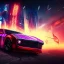 Placeholder: cyberpunk,landscape ,cars , cinamatic, highly detailed, close up, 4k , deep colours, gold , fire , red, purple,dark ,etheral , utopia , apocalypse, flying Cadillac, from outer space