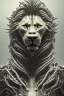 Placeholder:  lion alien, head,8 eyes, evil, 8k, finely detailed, photo realistic, HR Giger style